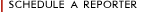scheduling a reporter from Alex Del Veccio Court Reporting Services